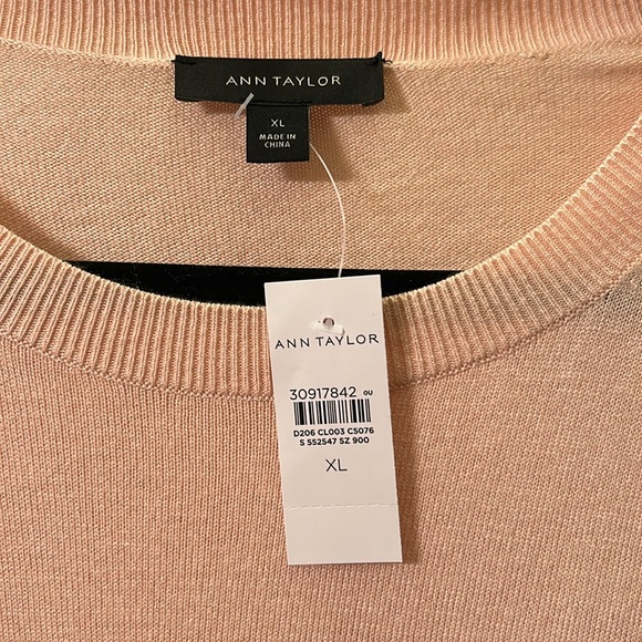 NWT Ann Taylor Crewneck Sweater, Size XL - Picture 3 of 5